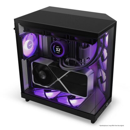 Κουτί Μέσος Πύργος ATX NZXT H6 Air Flow Μαύρο