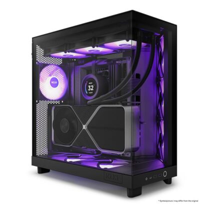 Κουτί Μέσος Πύργος ATX NZXT H6 Air Flow Μαύρο