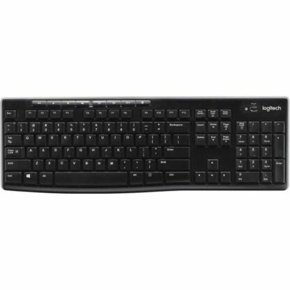 Ασύρματο Πληκτρολόγιο Logitech γαλλικά Μαύρο AZERTY