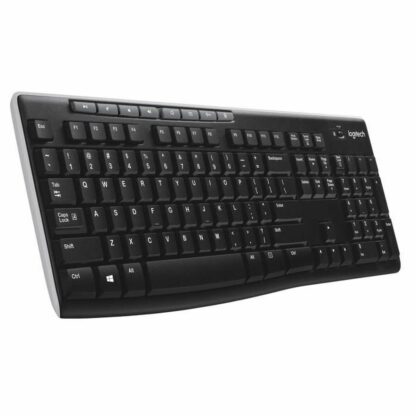 Ασύρματο Πληκτρολόγιο Logitech γαλλικά Μαύρο AZERTY