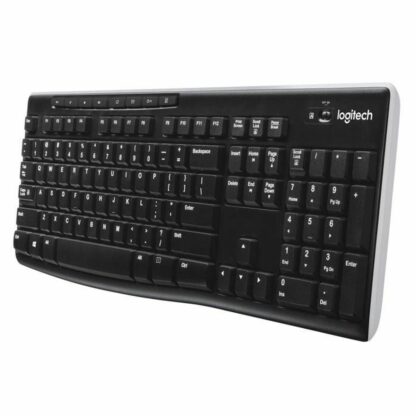 Ασύρματο Πληκτρολόγιο Logitech γαλλικά Μαύρο AZERTY