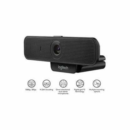 Webcam Logitech 960-001076 Full HD 30 fps Μαύρο