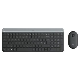 Πληκτρολόγιο Logitech K400 Plus Μαύρο Ασύρματο Bluetooth Touchpad AZERTY TV γαλλικά