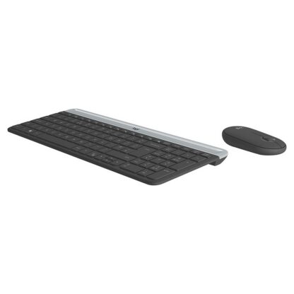 Πληκτρολόγιο και Ποντίκι Logitech 920-009190 Μαύρο Γκρι γαλλικά AZERTY