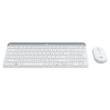 Πληκτρολόγιο και Ποντίκι Logitech  MK470 Λευκό γαλλικά AZERTY