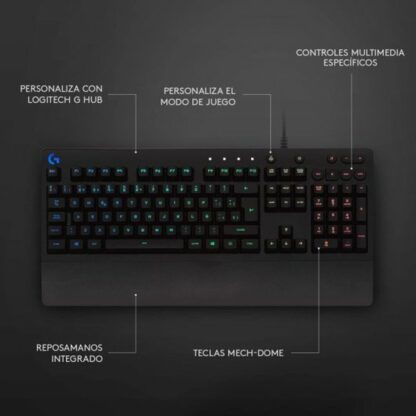 Πληκτρολόγιο και Ποντίκι Logitech G213 Prodigy Μαύρο Qwerty Ιταλικά