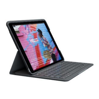 Κάλυμμα Tablet Logitech iPad 2021 Γκρι QWERTY