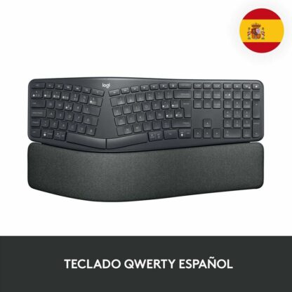 Πληκτρολόγιο Logitech Ergo K860 Μαύρο Γκρι Γραφίτης Ισπανικό Qwerty