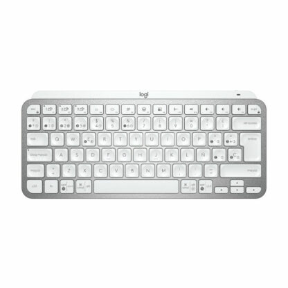 Πληκτρολόγιο Logitech MX Keys Mini Γκρι Λευκό Ασημί Ισπανικό Qwerty QWERTY