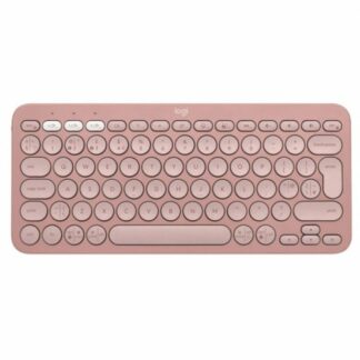 Ασύρματο Πληκτρολόγιο Logitech Pebble Keys 2 K380s Ισπανικό Qwerty Λευκό QWERTY