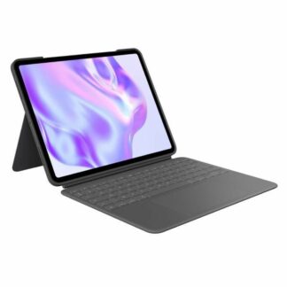 Θήκη Tablet και πληκτρολογιού Logitech iPad Pro 11 Γκρι Ισπανικό Qwerty QWERTY