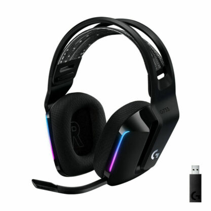 Ακουστικά με Μικρόφωνο για Gaming Logitech 981-000864 Μαύρο Πολύχρωμο