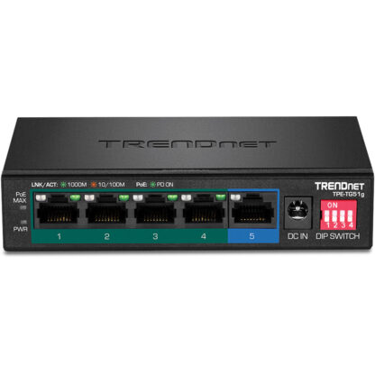 TRENDNet 5-Port Gigabit PoE+ Switch - Διακόπτης Trendnet TPE-TG51G