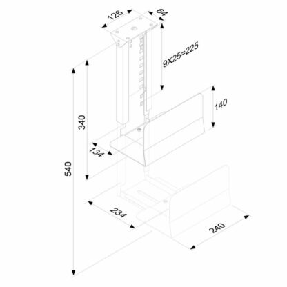 Βάση Neomounts CPU-D200BLACK