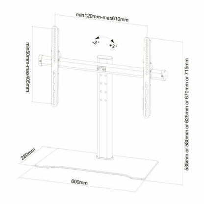 Βάση Τηλεόρασης Neomounts Q610670 60" 40 kg