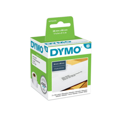 Ετικέτες για Εκτυπωτή Dymo 99010 28 x 89 mm LabelWriter™ Λευκό Μαύρο (x6)