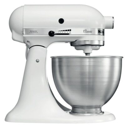 Χτυπητήρι κουζίνας KitchenAid 5K45SSEWH Μέταλλο Ανοξείδωτο ατσάλι Ψευδάργυρος