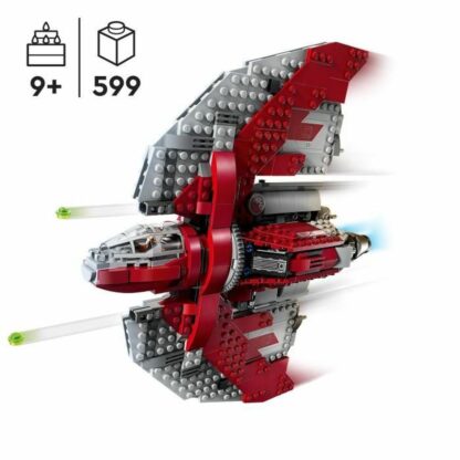 Playset Lego Star Wars 75362 Ahsoka Tano's T6 Jedi Shuttle 599 Τεμάχια