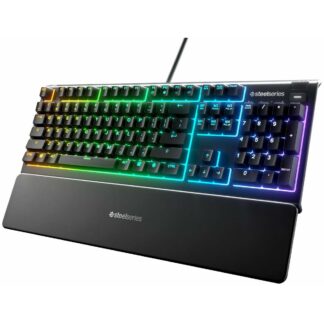 Πληκτρολόγιο Παιχνιδιού Corsair K55 RGB PRO Μαύρο Ισπανικό Qwerty