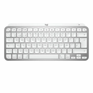 Πληκτρολόγιο Logitech MX Keys Mini Γκρι Λευκό Ασημί Ισπανικό Qwerty QWERTY