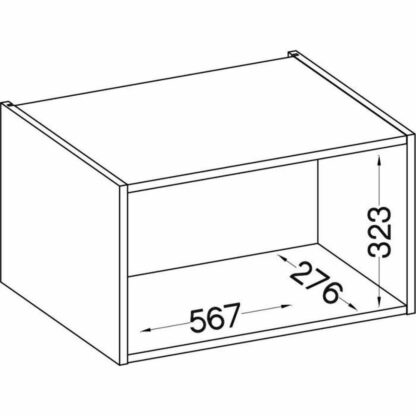 Ντουλάπι κουζίνας Γκρι 60 x 31,6 x 36 cm