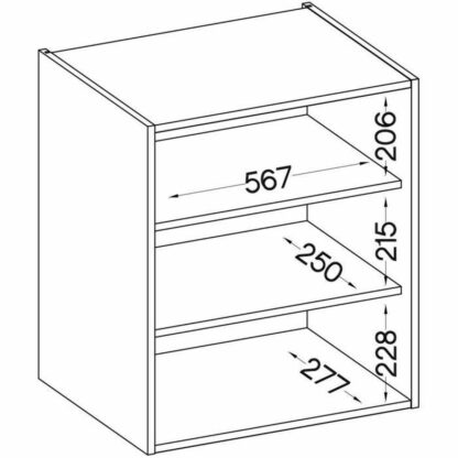 Ντουλάπι κουζίνας Γκρι 60 x 31,6 x 72 cm