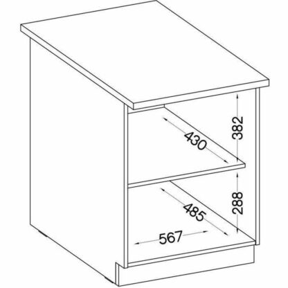 Βοηθητικό Έπιπλο Sonoma Eik 60 x 51,6 x 85 cm