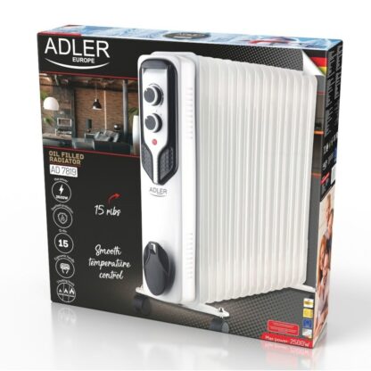 Καλοριφέρ Λαδιού Adler AD 7819 Λευκό 2500 W