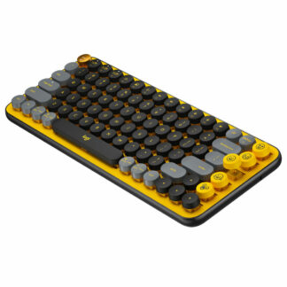 Πληκτρολόγιο Logitech POP γαλλικά Πολύχρωμο Ροζ AZERTY AZERTY