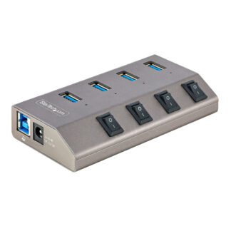 StarTech.com TB4CDOCKUE laptop dock/port replicator Wired Thunderbolt 4 Black, Grey - USB Hub Startech