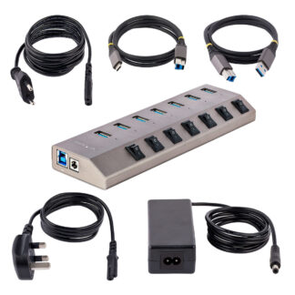 USB Hub Startech HB31CM4CPD3 Γκρι 15 W