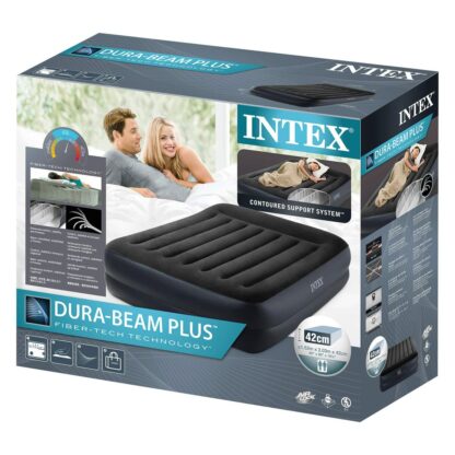 Φουσκωτό Kρεβάτι Intex Dura-Beam Basic Queen Εσωτερικό/Εξωτερικό (152 x 203 x 42 cm)