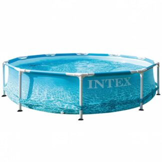 Πισίνα Αποσπώμενο Intex 342 L 122 x 30 x 122 cm Ροζ (3 Μονάδες)