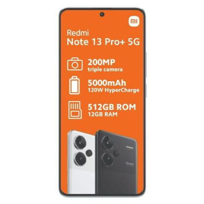 Smartphone Xiaomi REDMI NOTE 13 PRO+ 6,67" Mediatek Dimensity 7200 Ultra 12 GB RAM 512 GB Λευκό