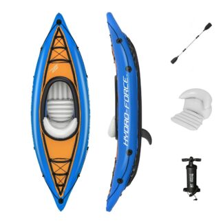 Φουσκωτή Κυματοσανίδα Paddle Surf με Αξεσουάρ Bestway Hydro-Force Λευκό 305 x 84 x 12 cm