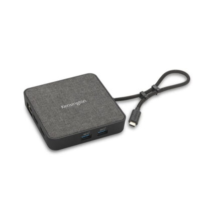 Kensington MD120U4 Dockingstation USB-C / USB4 / Thunderbolt 3 / 4 2 x HDMI GigE 2.5 - USB Hub Replicador de puertos portátil Μαύρο