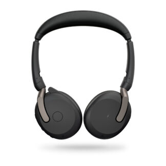 Bluetooth Ακουστικά με Μικρόφωνο Jabra Evolve2 65 Flex Μαύρο