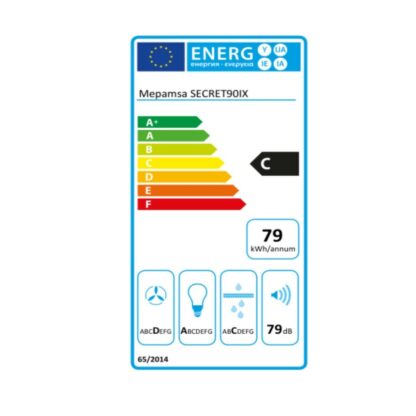 Συμβατικός Απορροφητήρας Mepamsa 305.0486.066 90 cm 540m³/h 69 dB Χάλυβας