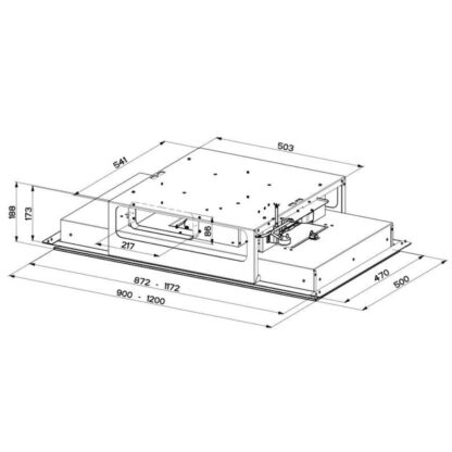 Συμβατικός Απορροφητήρας Mepamsa ISLA CIELO 120 120 cm 720 m³/h 145W A+ Λευκό