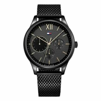 Ανδρικά Ρολόγια Tommy Hilfiger 1674788 Μαύρο Ασημί