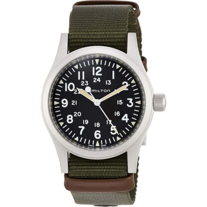 Ανδρικά Ρολόγια Hamilton KHAKI FIELD Μαύρο