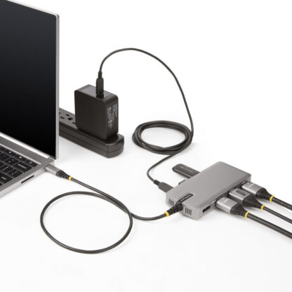 USB-C Hub Startech 117B-USBC-MULTIPORT Γκρι 100 W