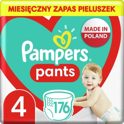 Πανάκια μιας χρήσης Pampers 4 (176 Μονάδες)