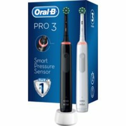 Ηλεκτρική οδοντόβουρτσα Oral-B PRO3 3900 DUO Λευκό Μαύρο