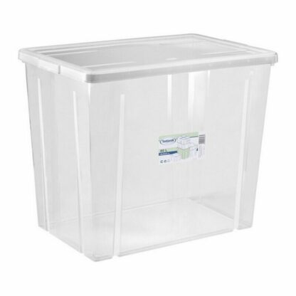 Κουτί αποθήκευσης με Καπάκι Tontarelli Linea box 80 L 59 x 39 x 48 cm (x6)