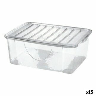 Κουτί αποθήκευσης με Καπάκι Tontarelli Linea box 80 L 59 x 39 x 48 cm (x6)