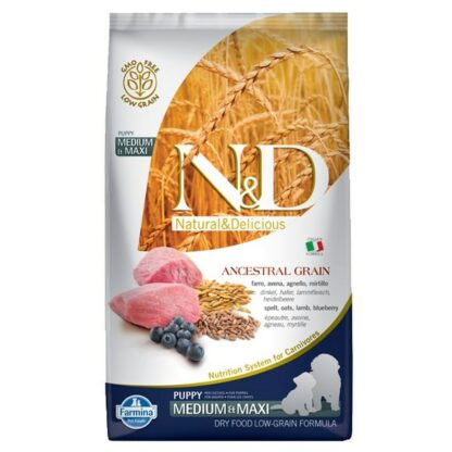 Φαγητό για ζώα Farmina Grain Puppy Medium&Maxi Lamb Αρνί 12 kg