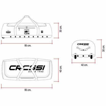 Αθλητική Tσάντα Tuna Roll Cressi-Sub XUB976200 120 L