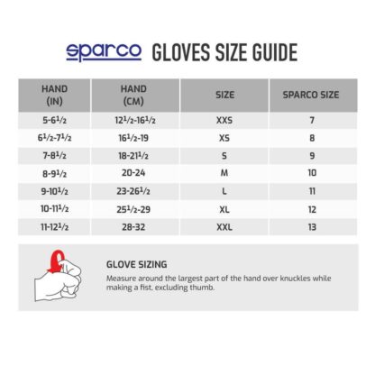 Karting Gloves Sparco LAND CLASSIC Λευκό 10