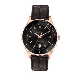 Ανδρικά Ρολόγια Trussardi R2453147015 Μαύρο Ασημί (Ø 41 mm)